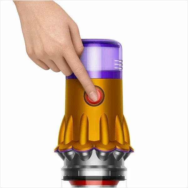 Беспроводной пылесос Dyson V12S SV46 Detect Slim Submarine, Yellow/Nickel